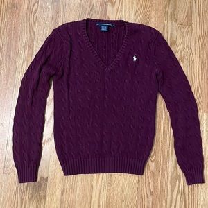 Ralph Lauren Sport Purple Sweater